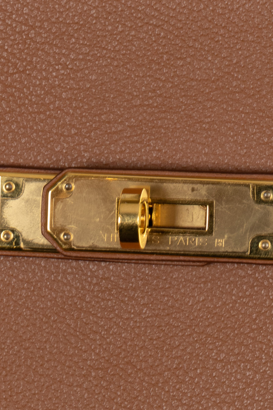 HERMÈS Jypsière Mini Evercolor Gold