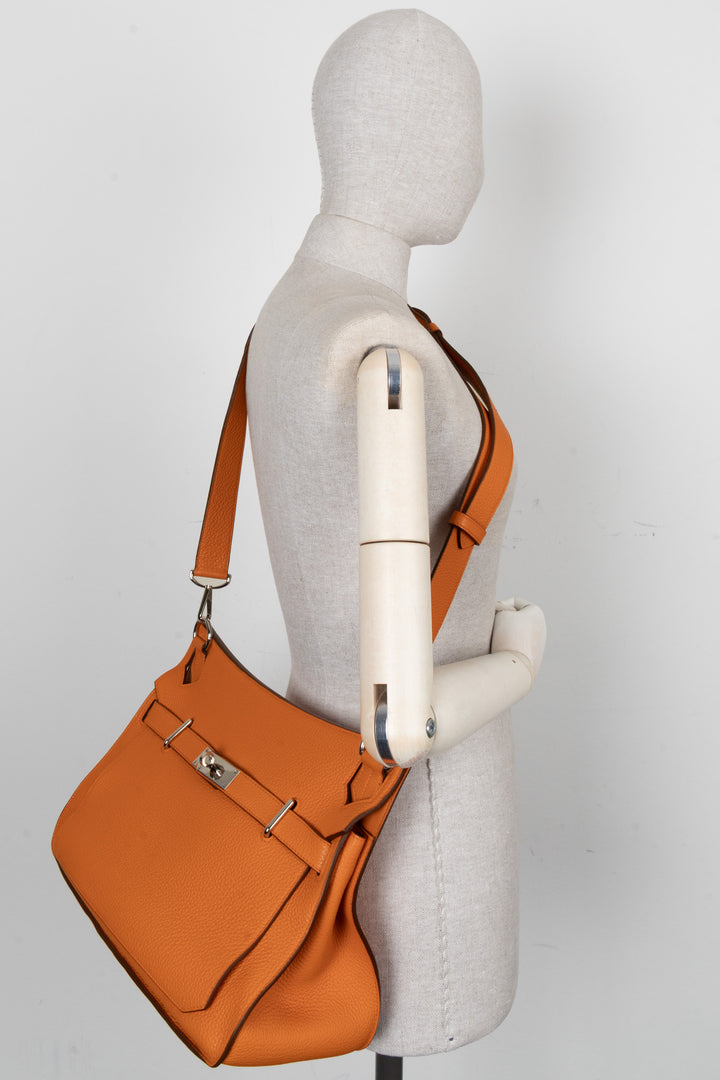 HERMÈS Jypsière 34 Clemence Orange