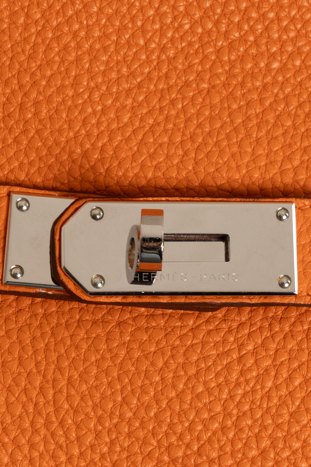 HERMÈS Jypsière 34 Clemence Orange