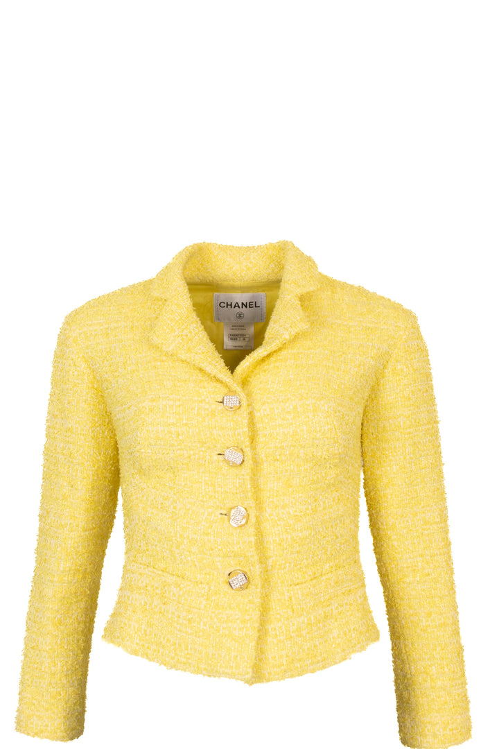 Veste en tweed CHANEL 2011 Jaune