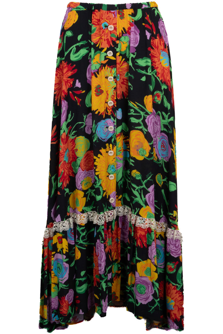 GUCCI x Ken Scott Flower Print Skirt Multicolor