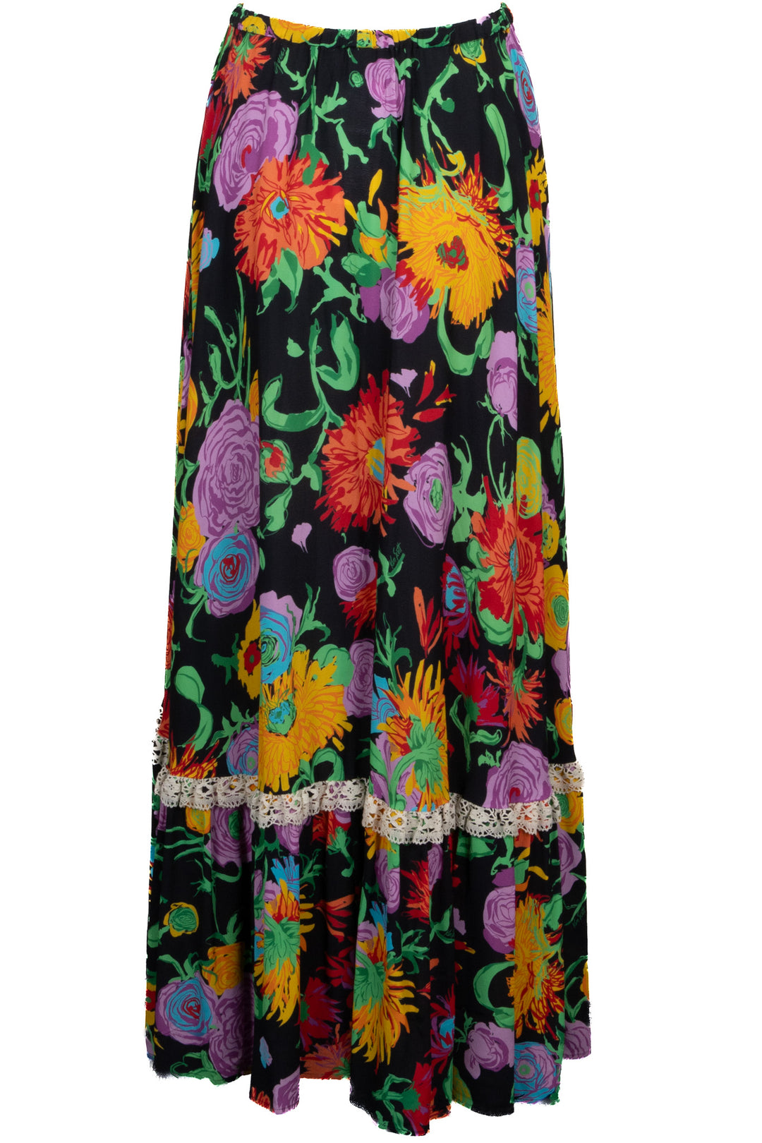 GUCCI x Ken Scott Flower Print Skirt Multicolor