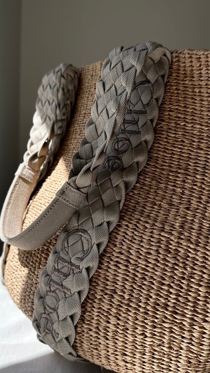CHLOÉ X MIFUKO Woody Large Tote Bag Raffia