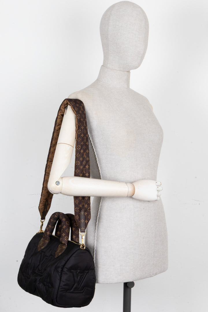 LOUIS VUITTON Pillow Speedy Bandoulière MNG 25 Nylon Black