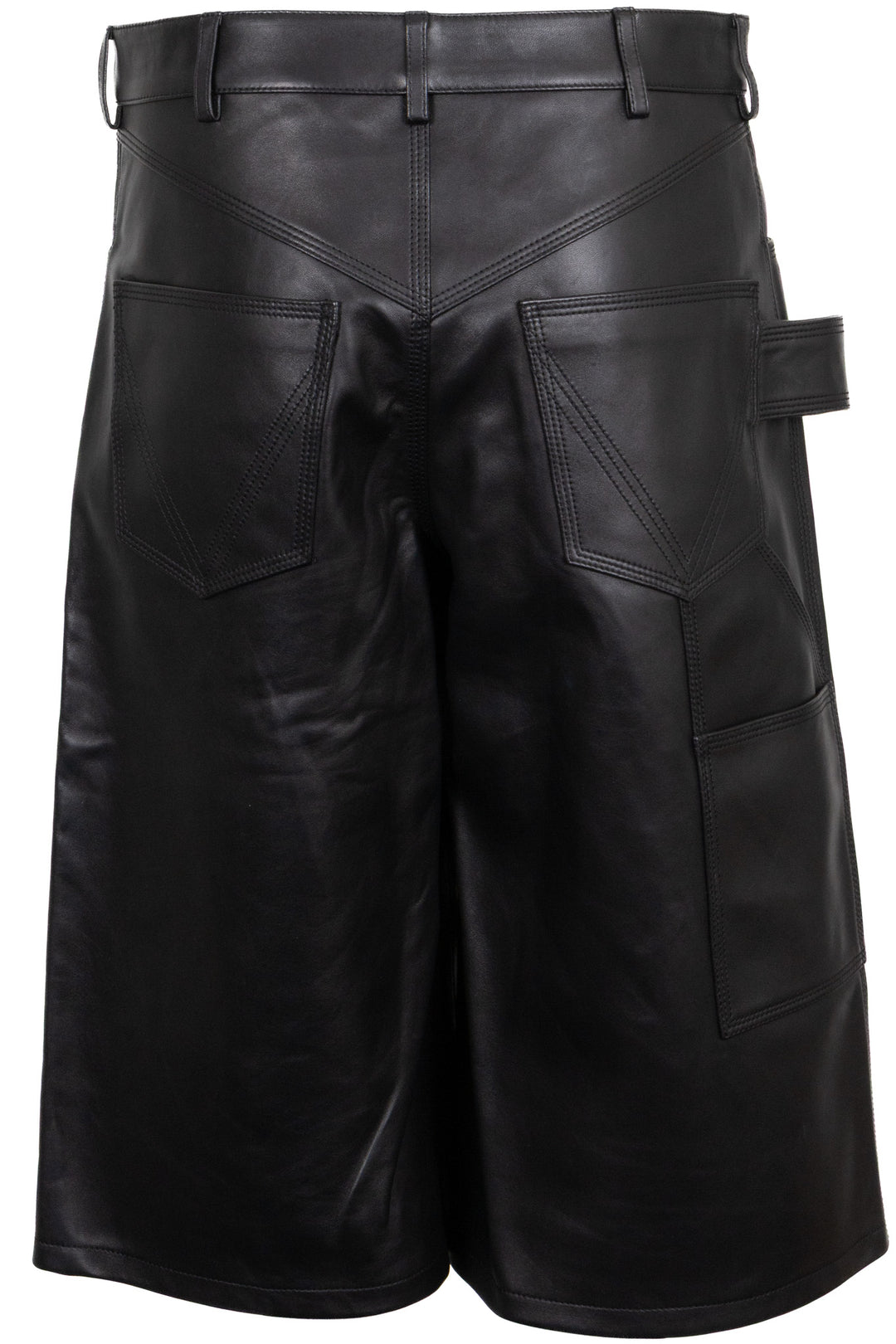 BOTTEGA VENETA 2020 Boxing Shorts Leather Black