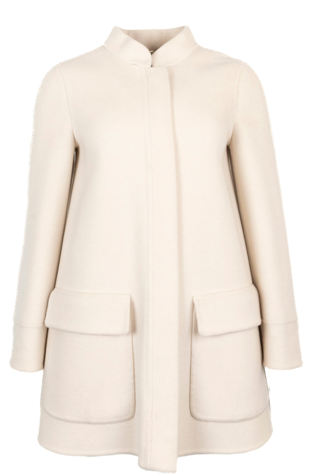 LORO PIANA Zip Hooded Jacket Cashmere Ivory