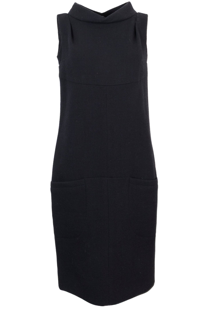 CHANEL Open Back Dress, Black