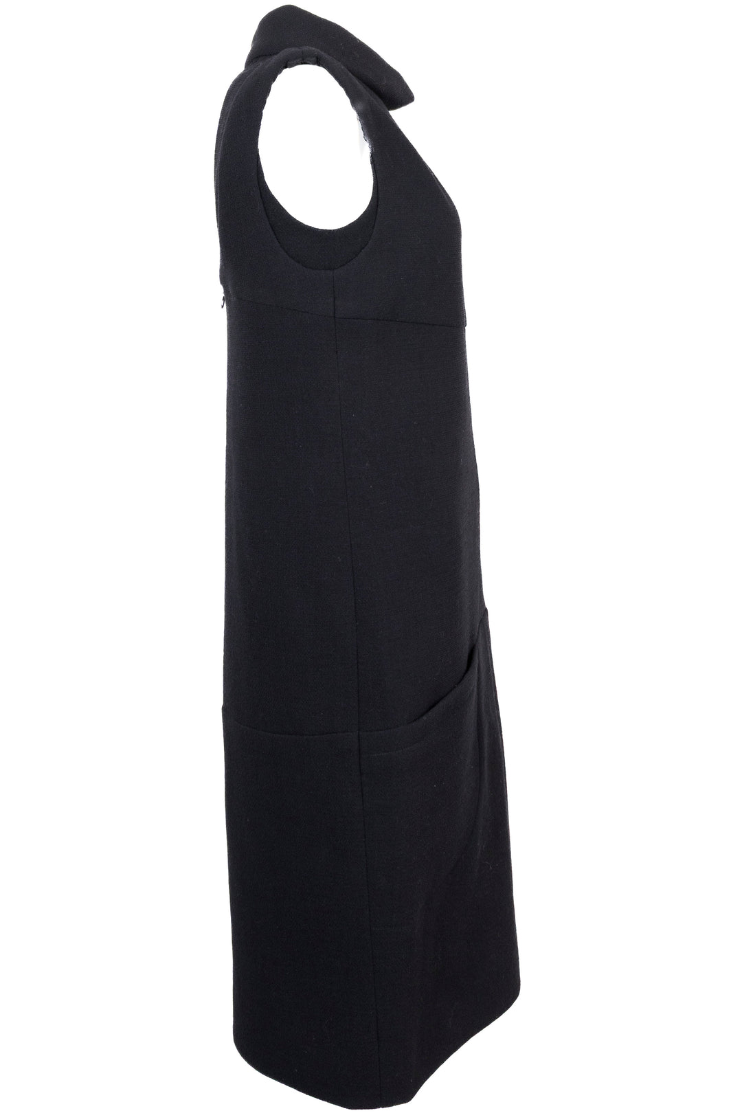 CHANEL Open Back Dress, Black