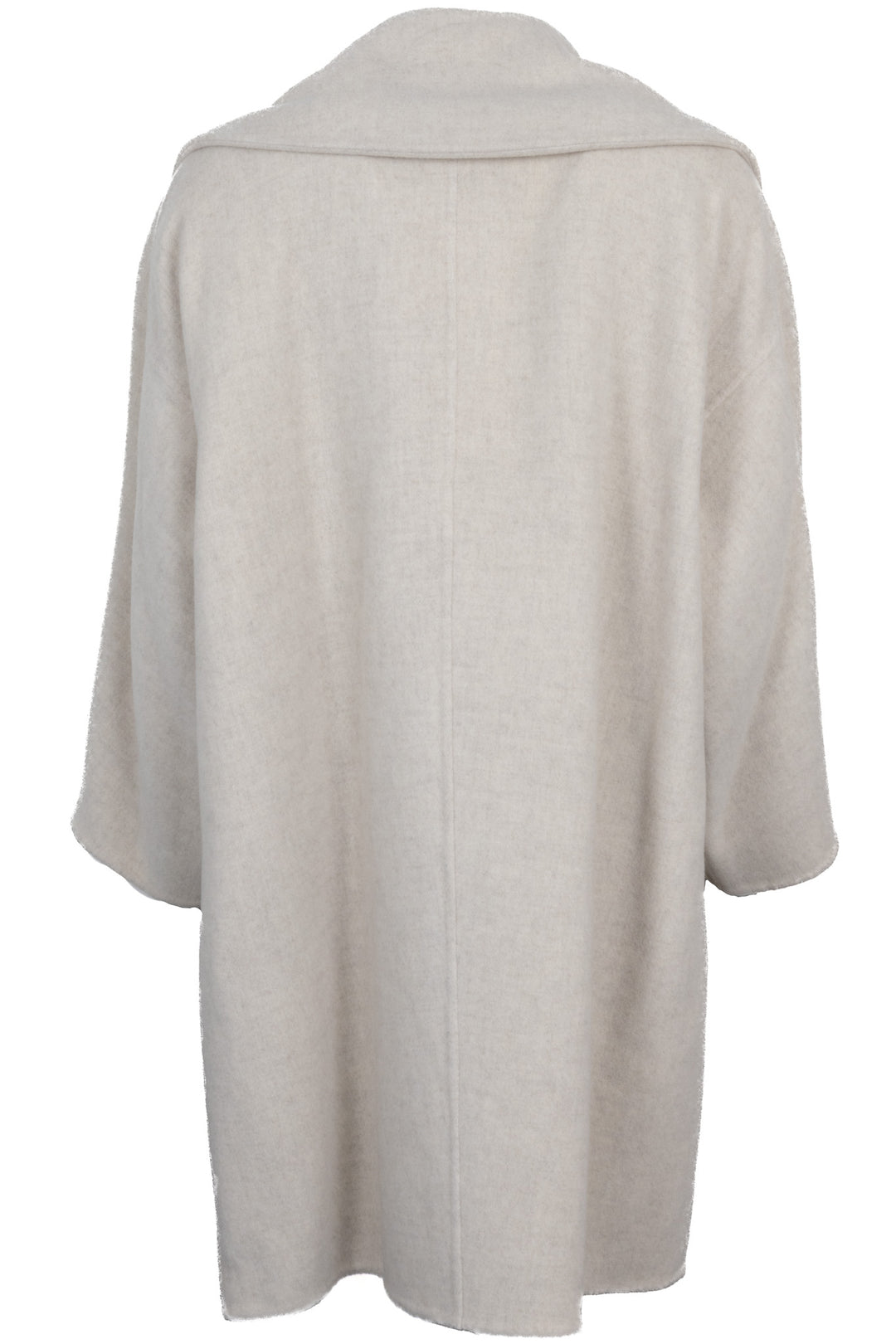 Manteau à col large Max Mara Atelier en cachemire beige