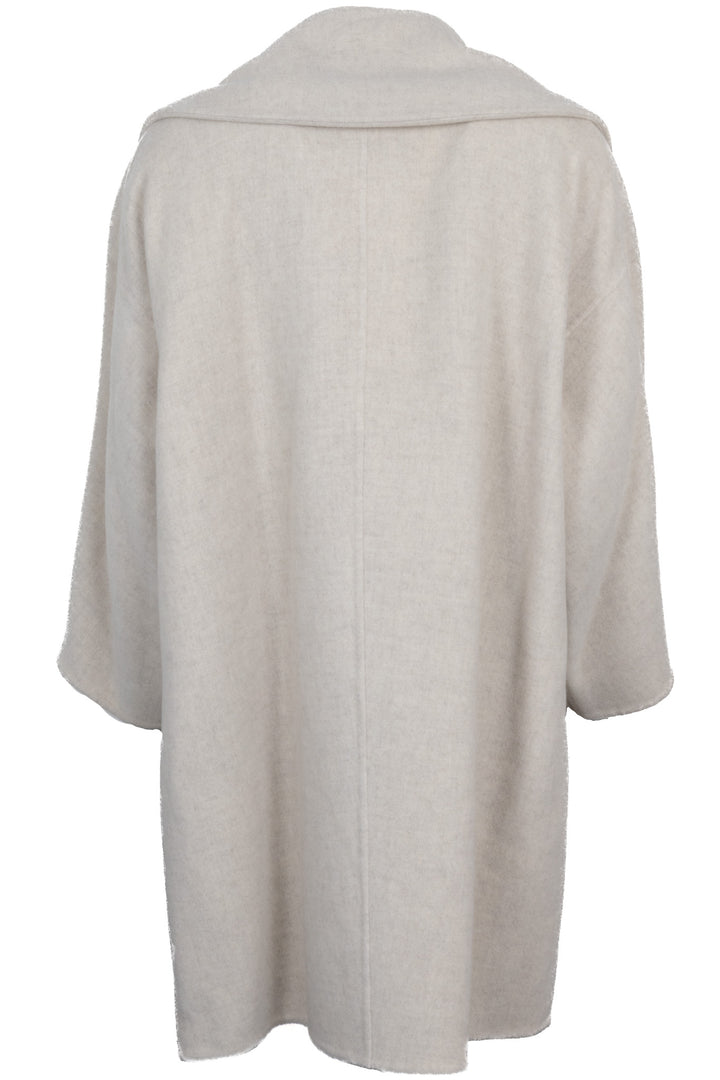 Manteau à col large Max Mara Atelier en cachemire beige