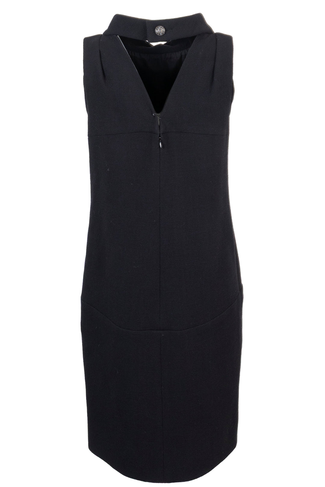 CHANEL Open Back Dress, Black