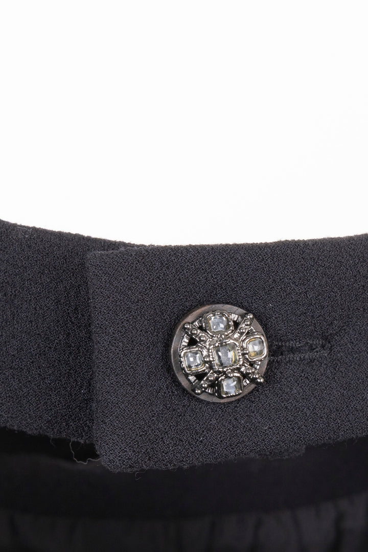 CHANEL Open Back Dress, Black