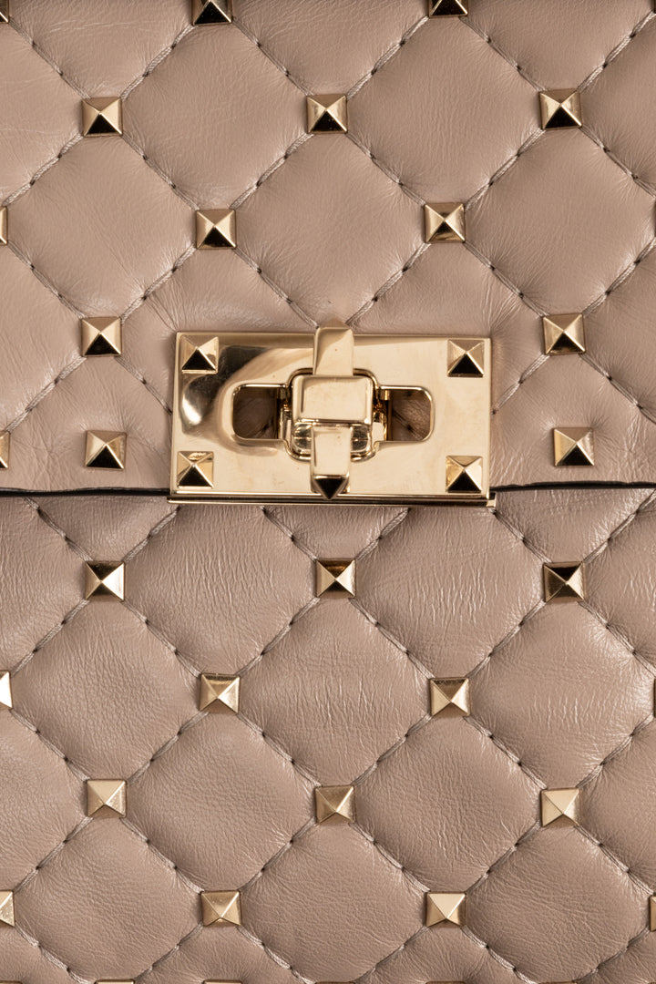 Sac bandoulière VALENTINO Medium Spike, blush
