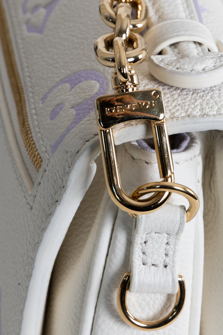 LOUIS VUITTON Bubble Tea Métis East West Leather Ivory