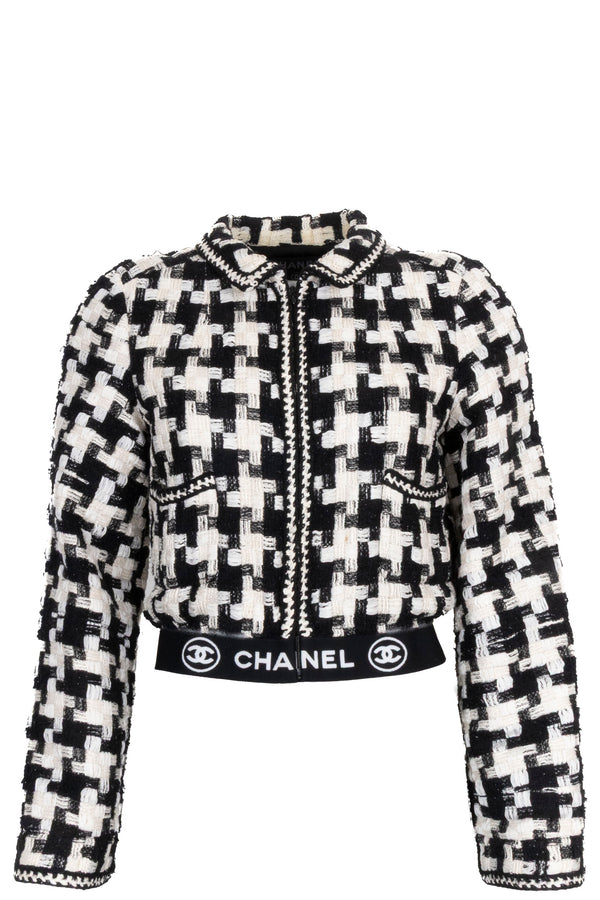 UNFOLD Tweed Bomber Jacket
