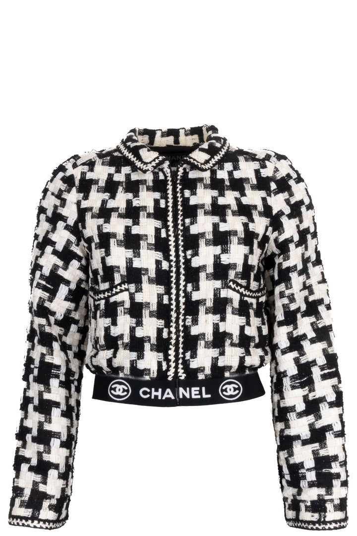 UNFOLD Tweed Bomber Jacket
