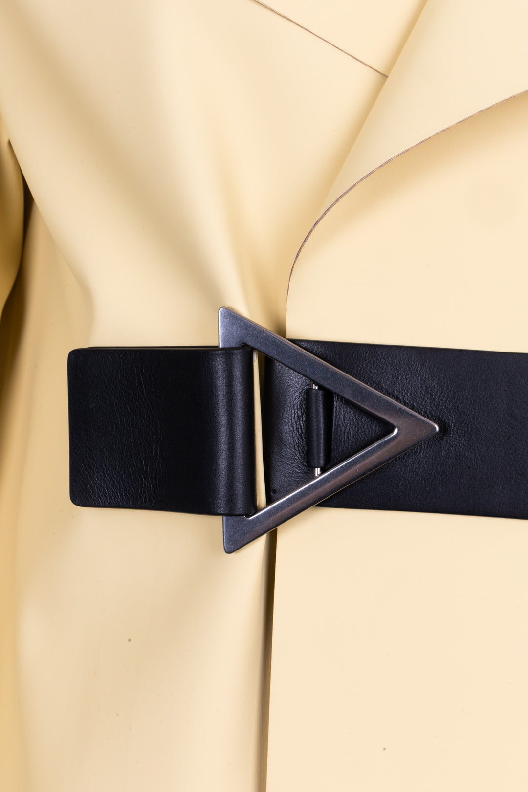 BOTTEGA VENETA 2019 Buckle Coat PVC Pale Yellow
