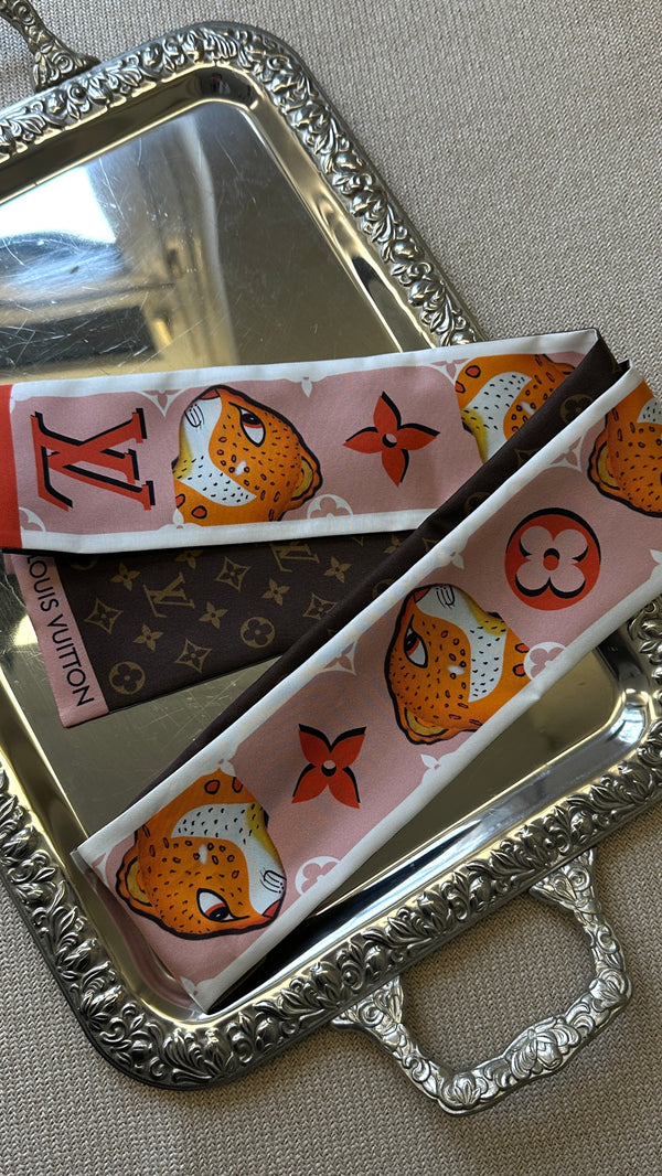 LOUIS VUITTON x Sun Yitian Leopard Maxi Bandeau