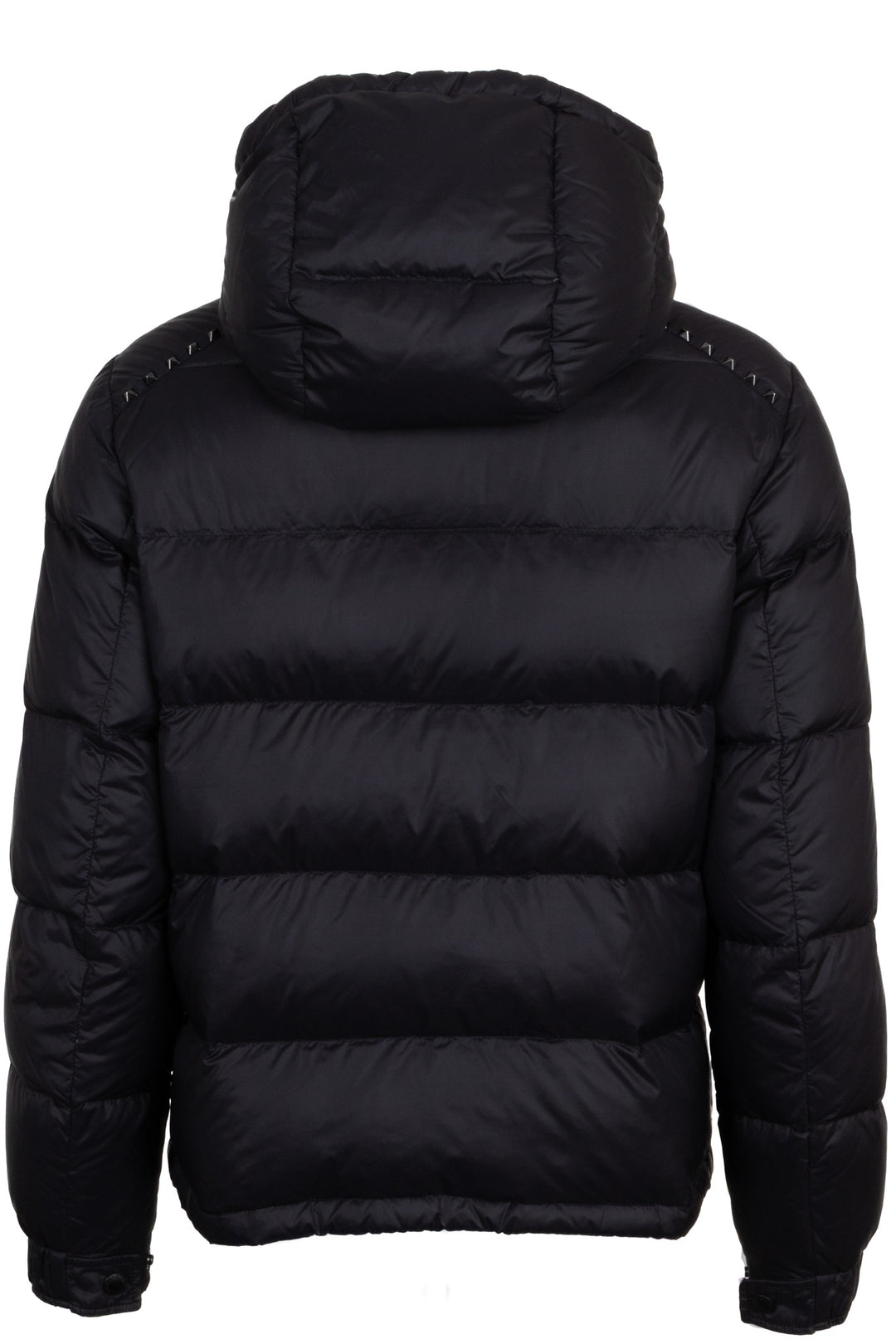 VALENTINO Rockstud Hooded Down Jacket Black