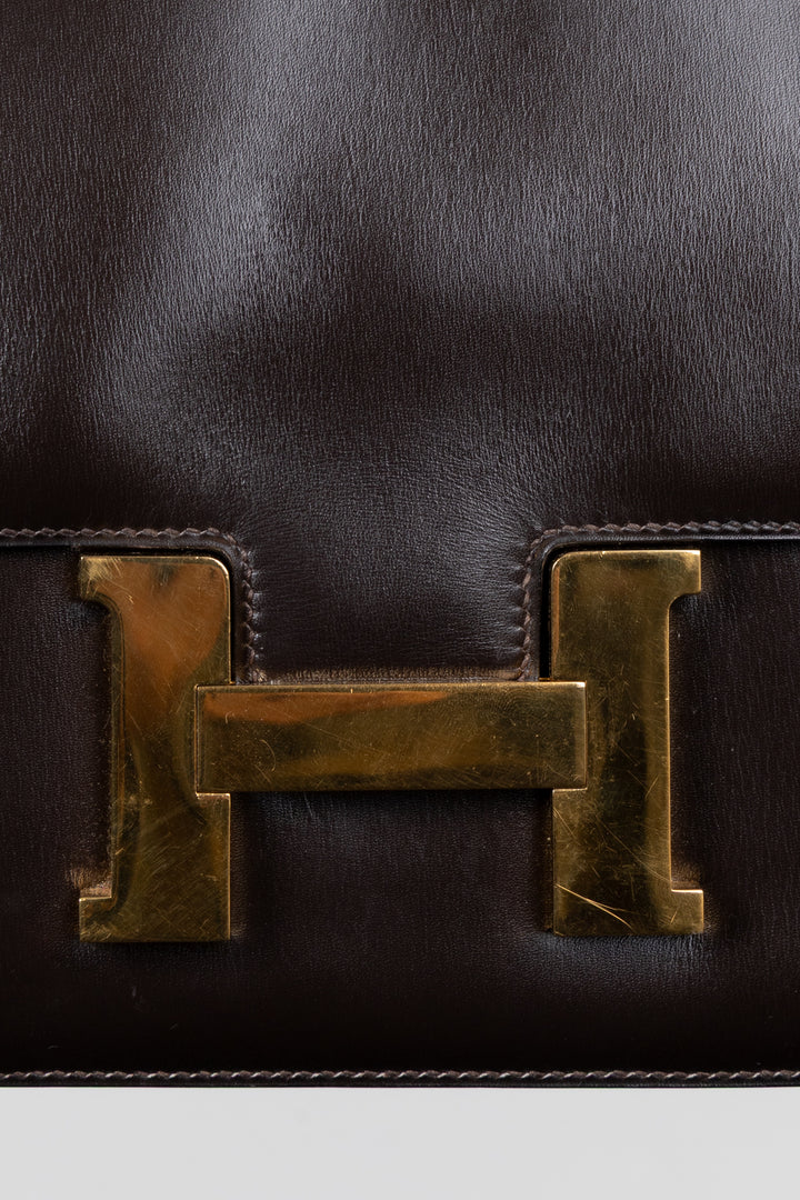 HERMÈS Vintage Constance 24 Box Chocolat