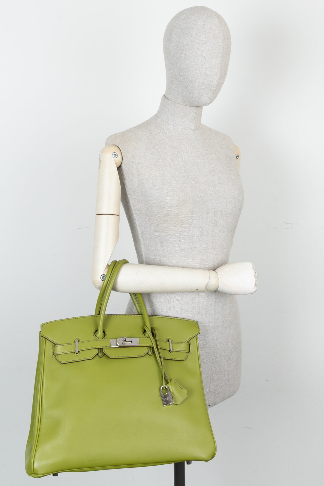 HERMÈS Birkin 35 Swift Vert Pelouse