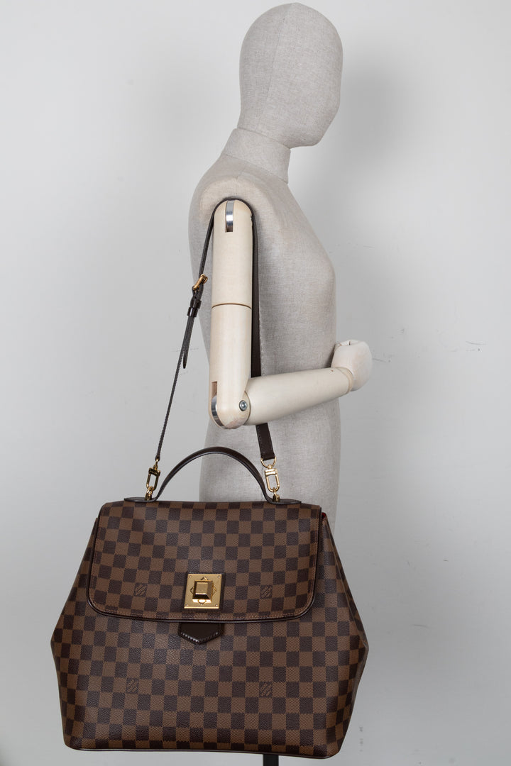 LOUIS VUITTON Bergamo GM Damier Ebene Bag