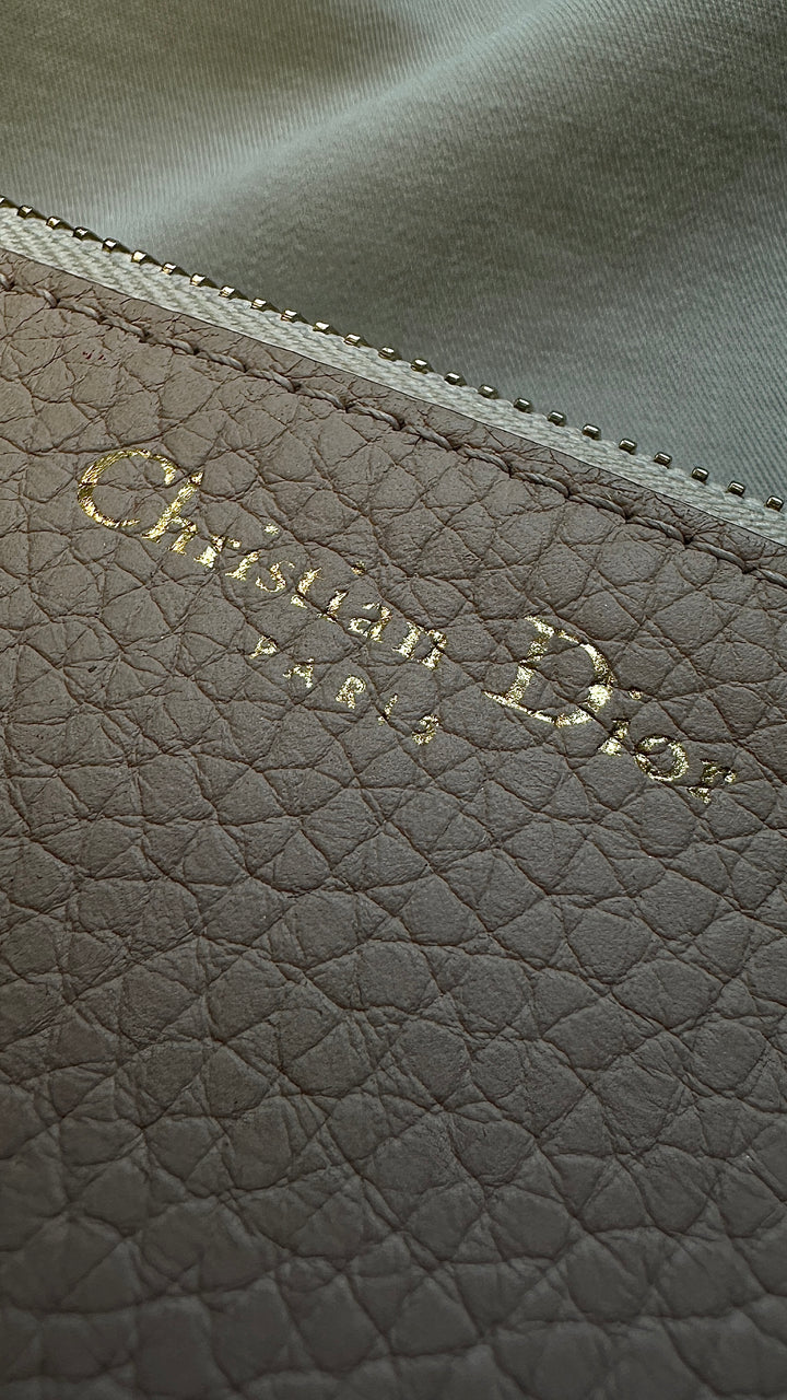 CHRISTIAN DIOR Pochette Leather Pink