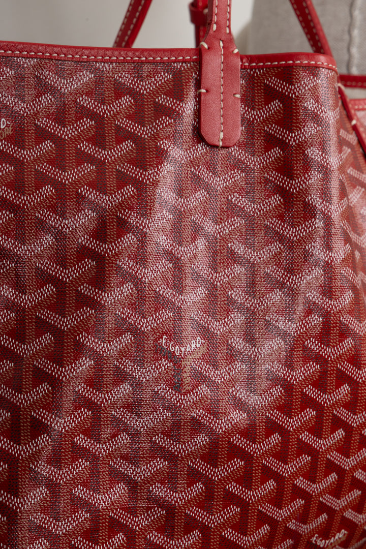 GOYARD Saint Louis PM Cabas Rouge