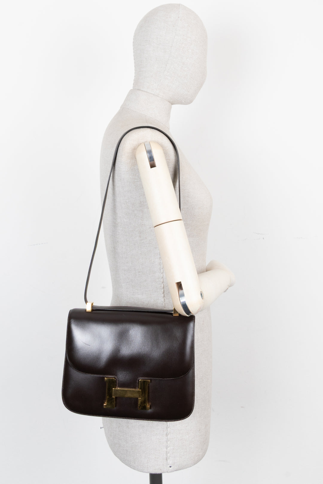 HERMÈS Vintage Constance 24 Box Chocolat