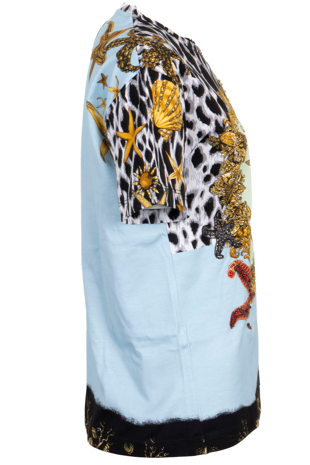 Chemise VERSACE Tresor De La Mer en coton multicolore