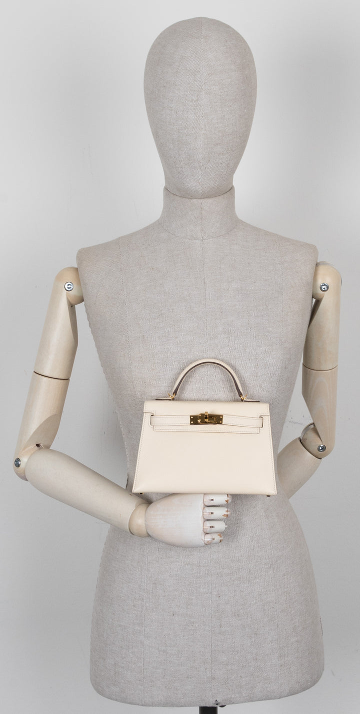 HERMÈS Mini Kelly Epsom Nata