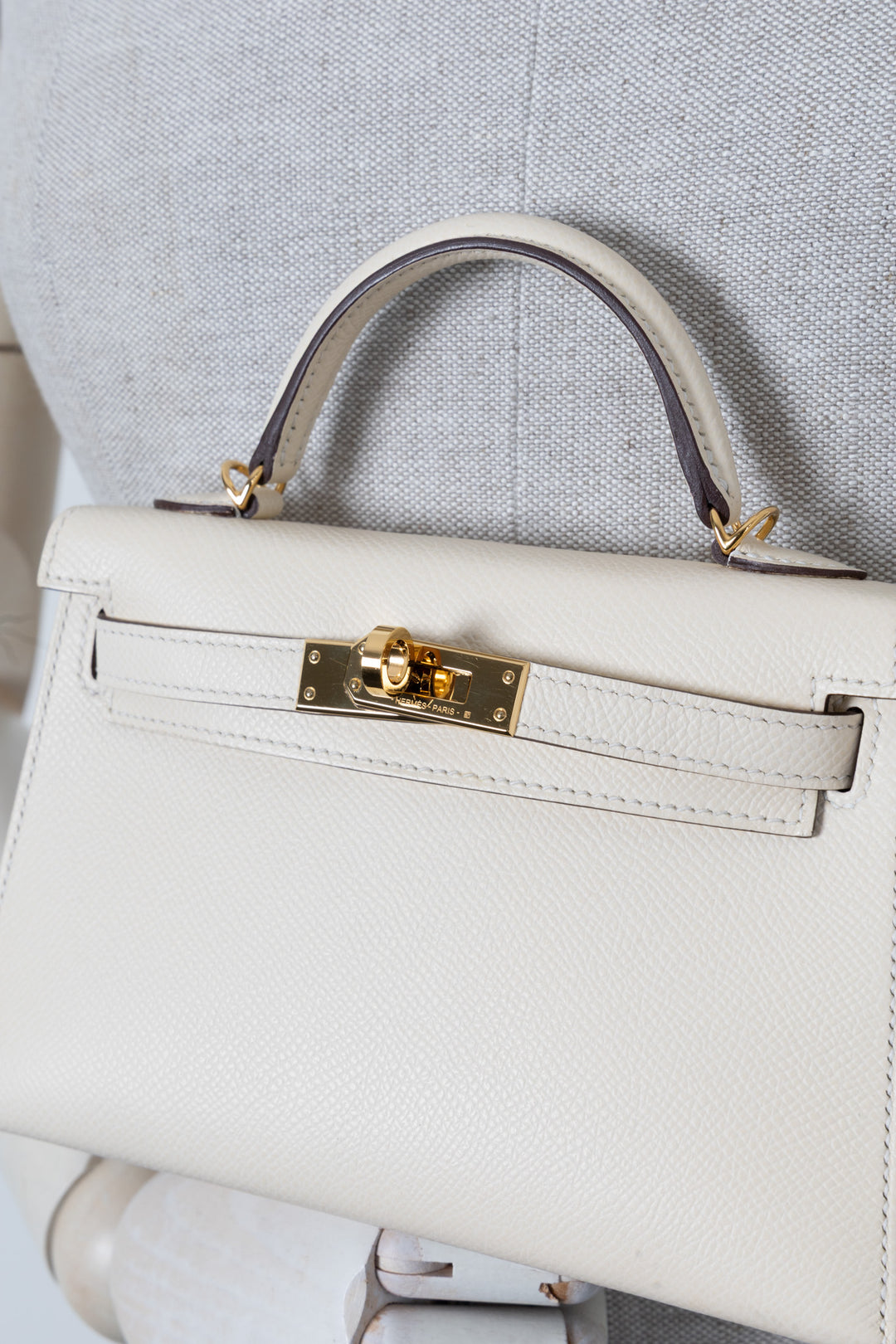 HERMÈS Mini Kelly Epsom Nata