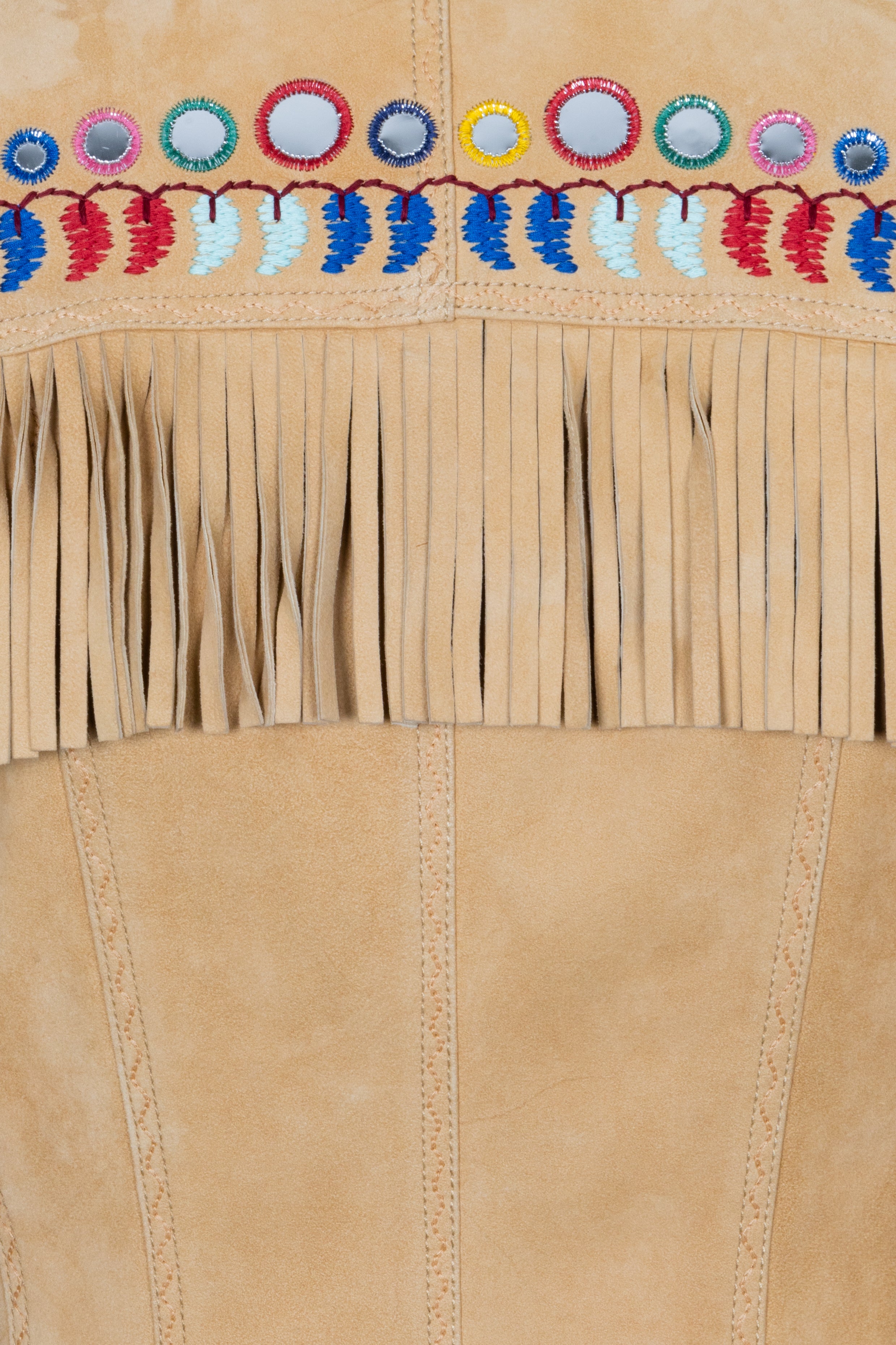 CHRISTIAN DIOR Embroidered Fringed Suede Leather Jacket – REAWAKE