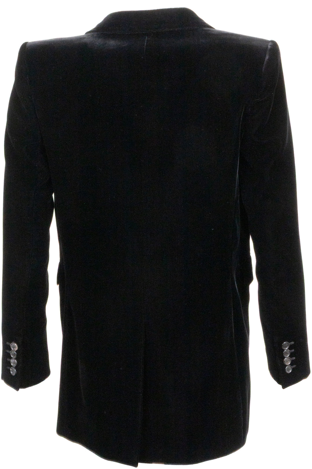 SAINT LAURENT Blazer en velours noir