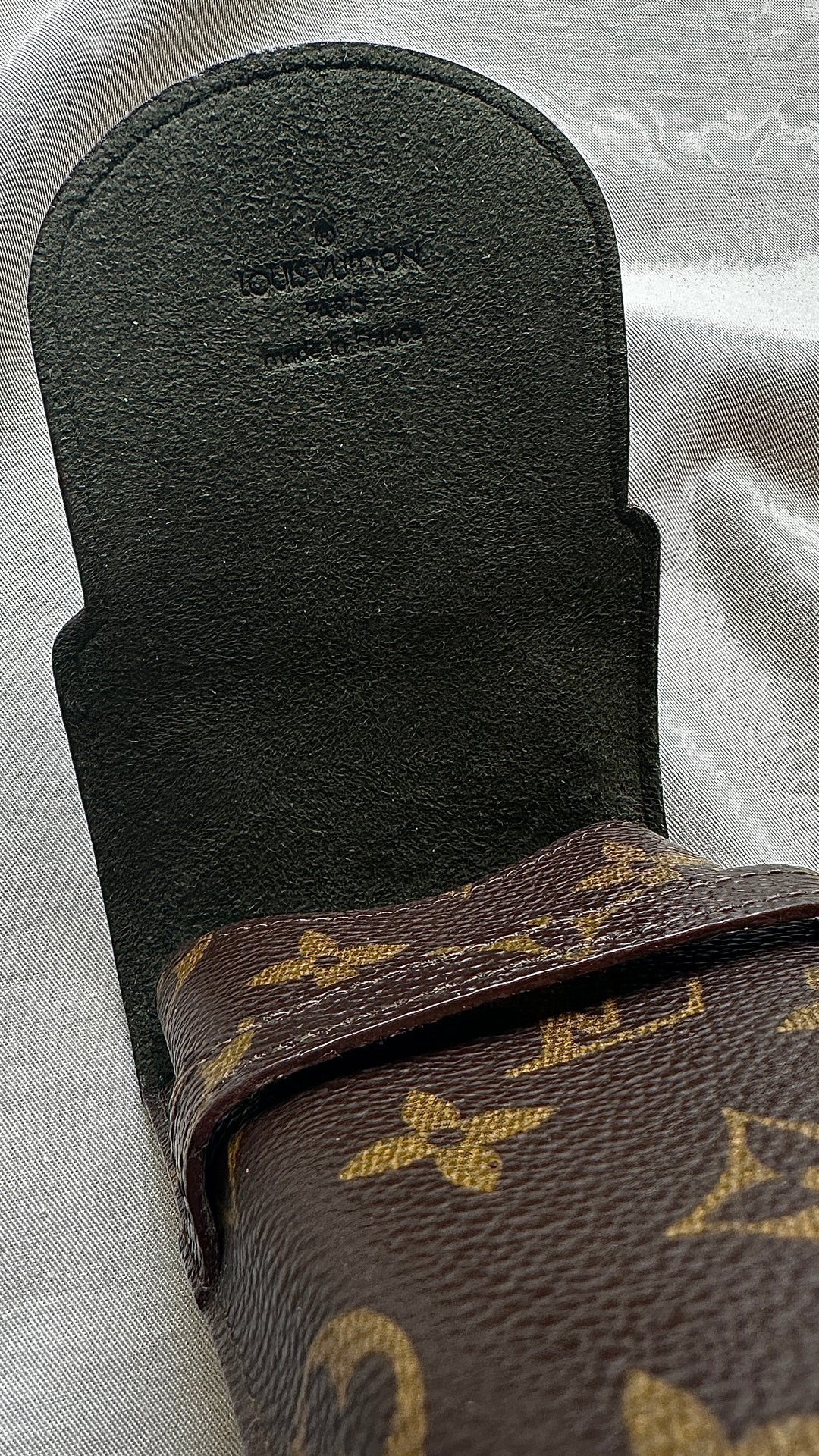 LOUIS VUITTON Glasses Case MNG Canvas