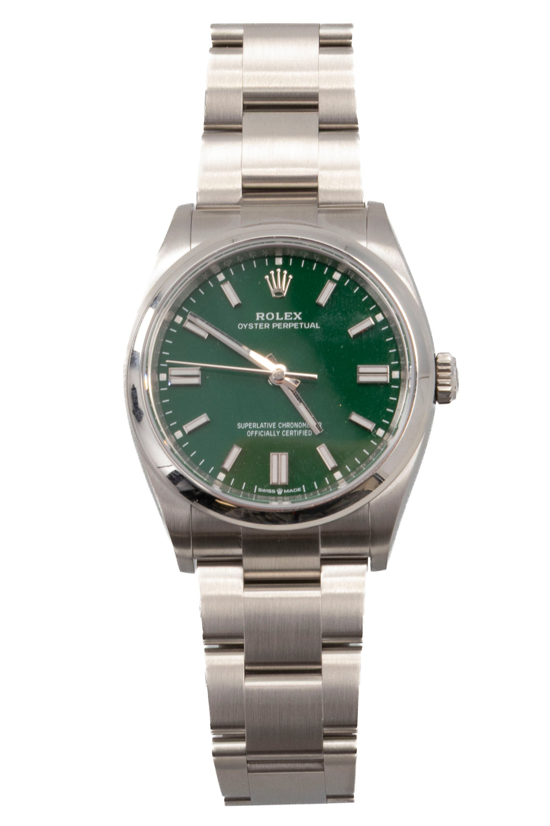 ROLEX Oyster Perpetual 36 Steel Green