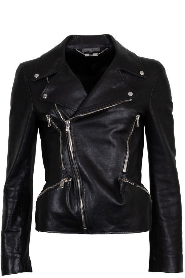 ALEXANDER MCQUEEN Classic Jacket Leather Black