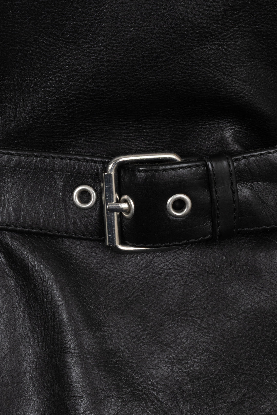 ALEXANDER MCQUEEN Classic Leather Jacket Black