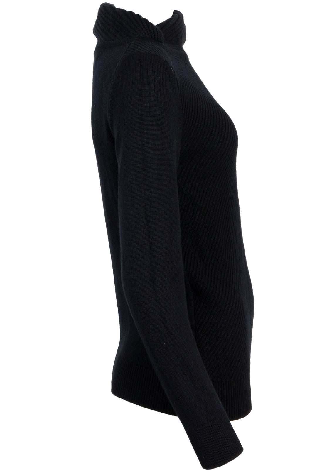 HERMÈS Turtle Neck Knit Cashmere Black