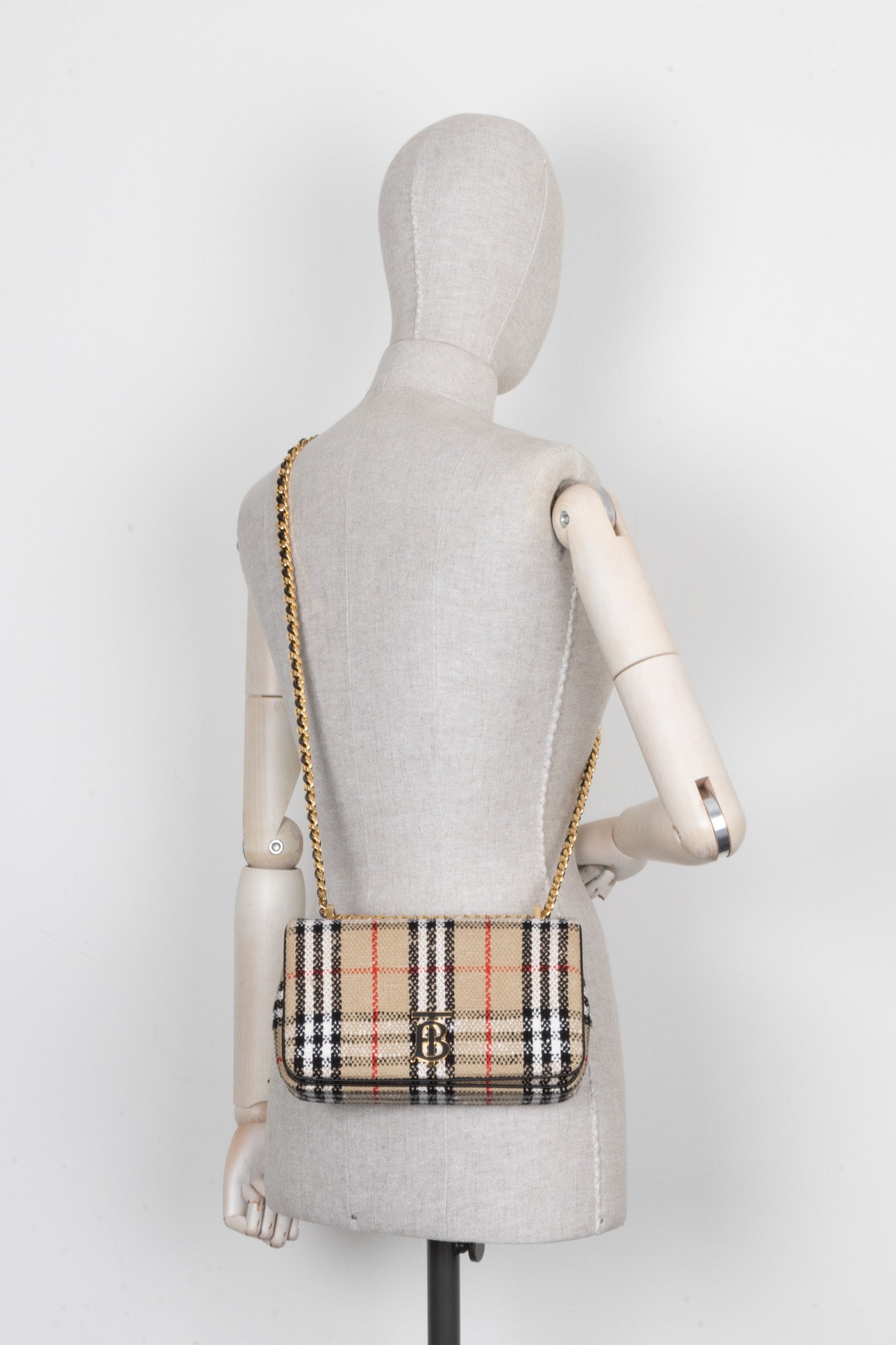 BURBERRY Small Lola Check Crossbody Bag – REAWAKE