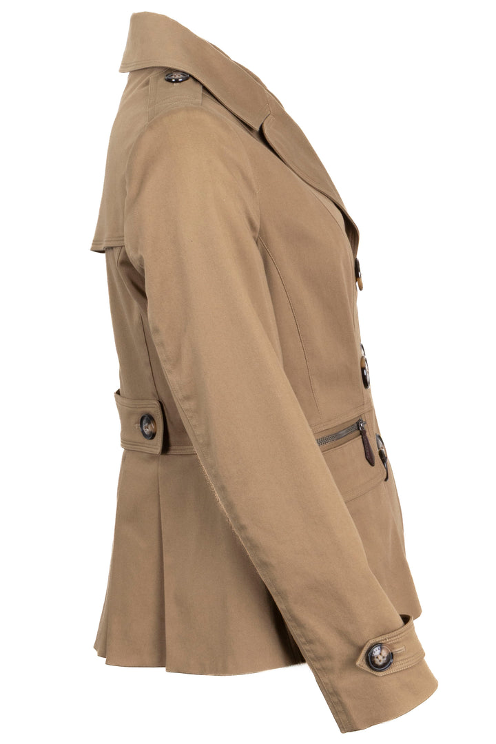 BURBERRY BRIT Jacket Cotton Khaki