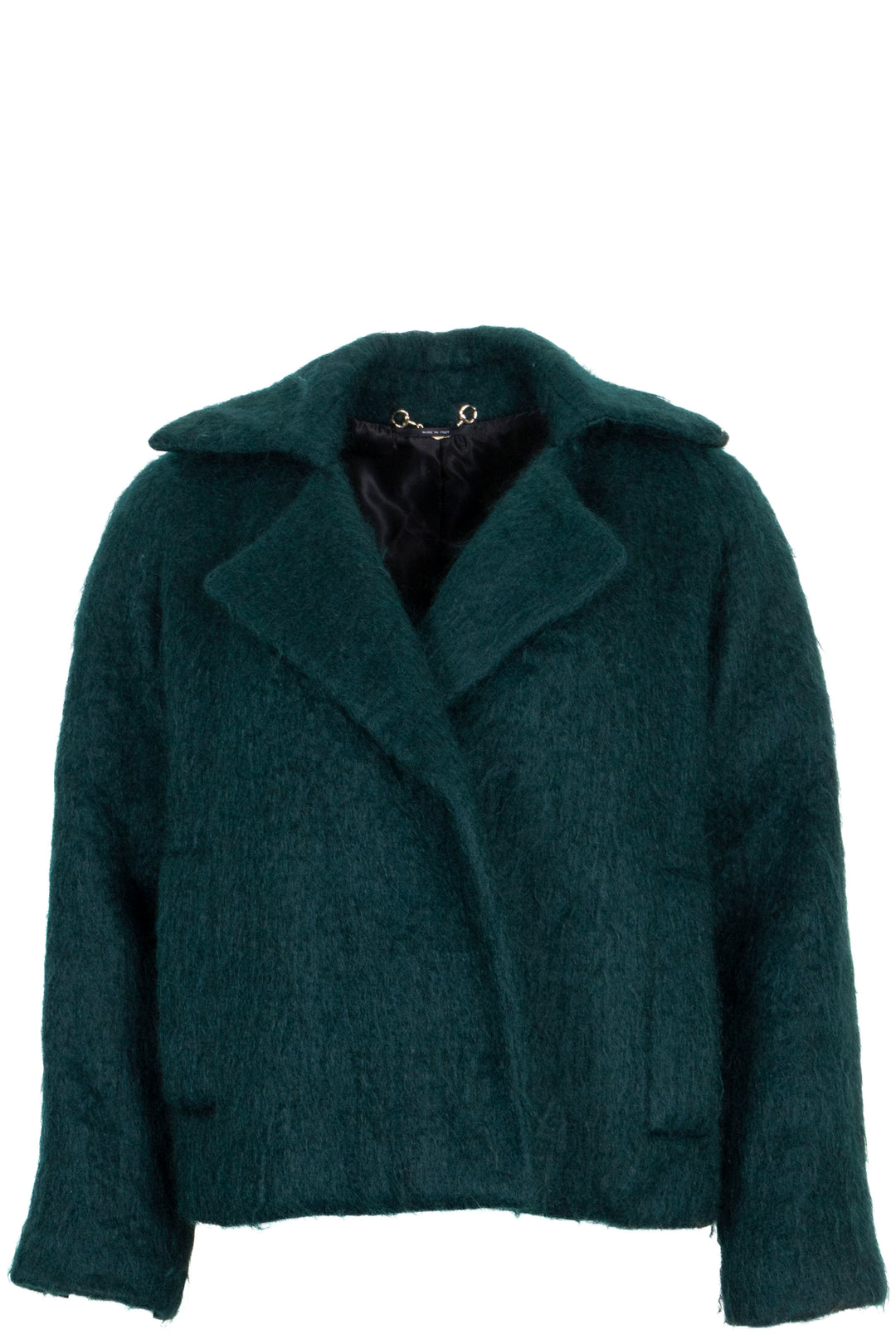 GUCCI Short Jacket Green Mohair Green
