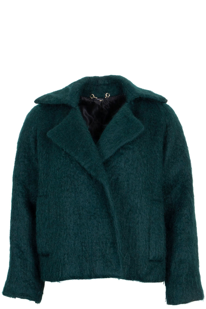 GUCCI Short Jacket Green Mohair Green