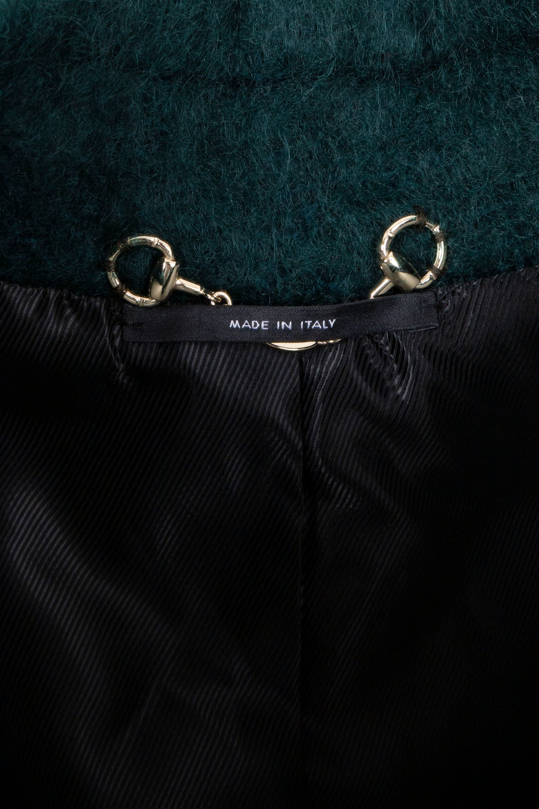 GUCCI Short Jacket Green Mohair Green