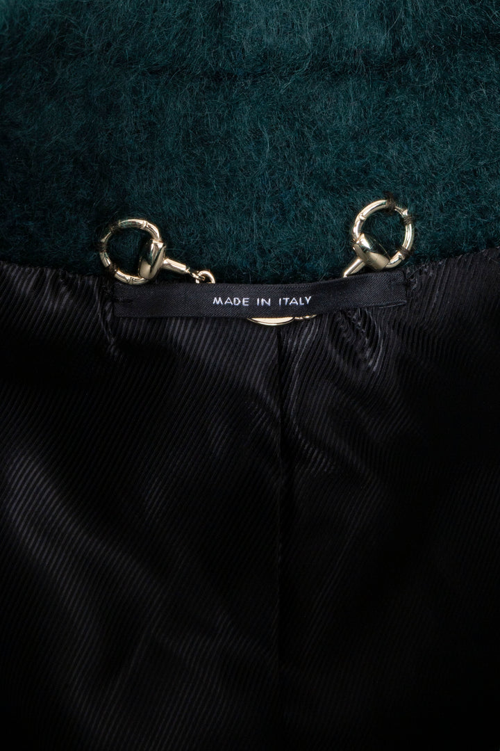 GUCCI Short Jacket Green Mohair Green