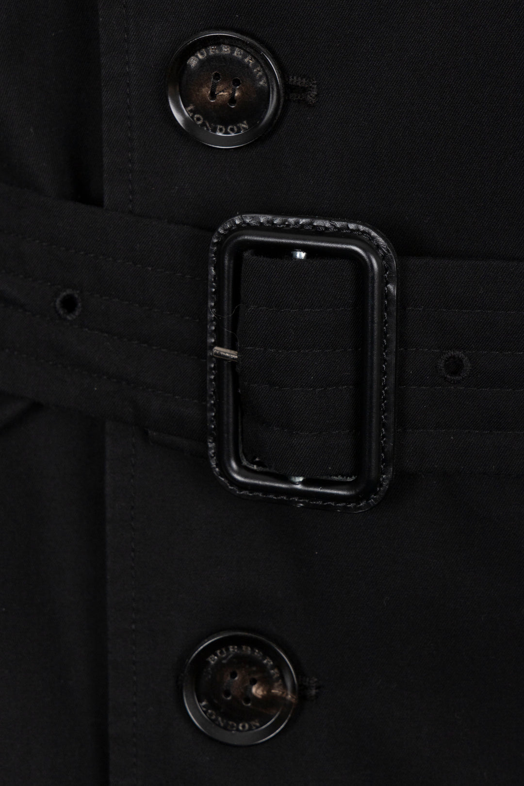 BURBERRY Prorsum Trench Coat Black