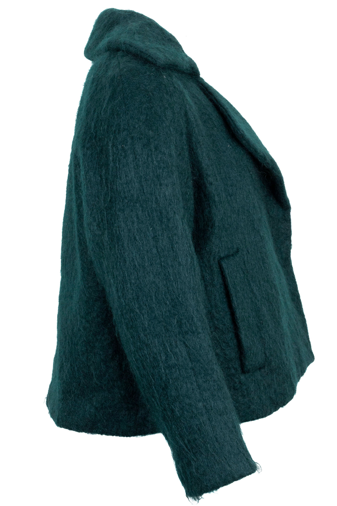 GUCCI Short Jacket Green Mohair Green