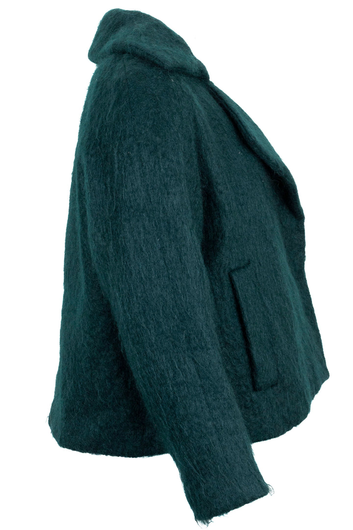 GUCCI Short Jacket Green Mohair Green