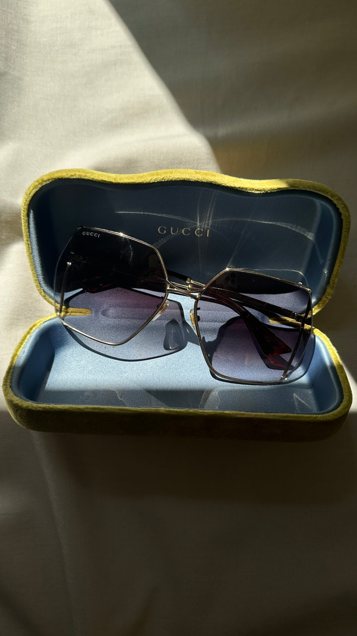 GUCCI Sunglasses GG0817S Gold