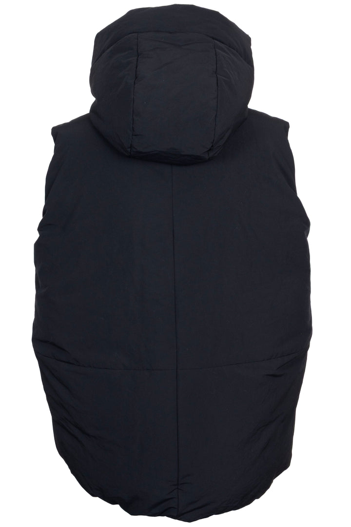 JIL SANDER Puffer Zip Gilet Black